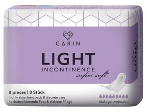 Carine vložky Light Inkontinence 8ks - Kosmetika Pro ženy Intimní hygiena Vložky